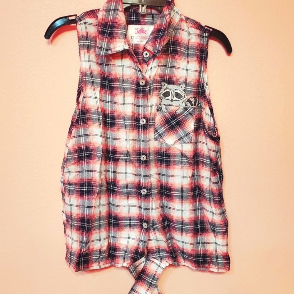 Justice, 12, pink black white